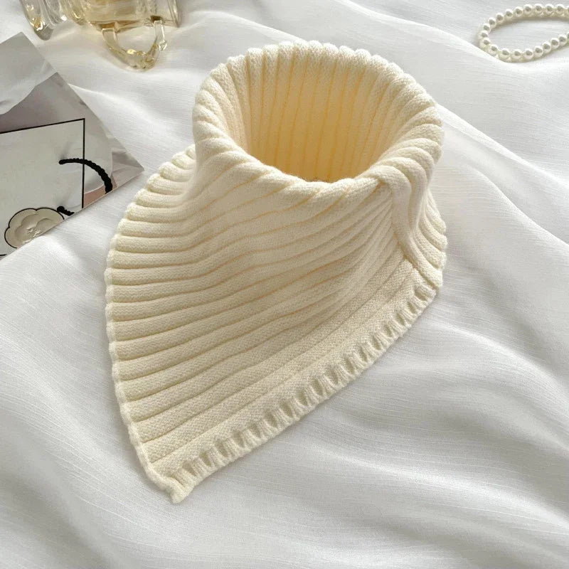 Soft Cable Knit Scarf Neck Warmer