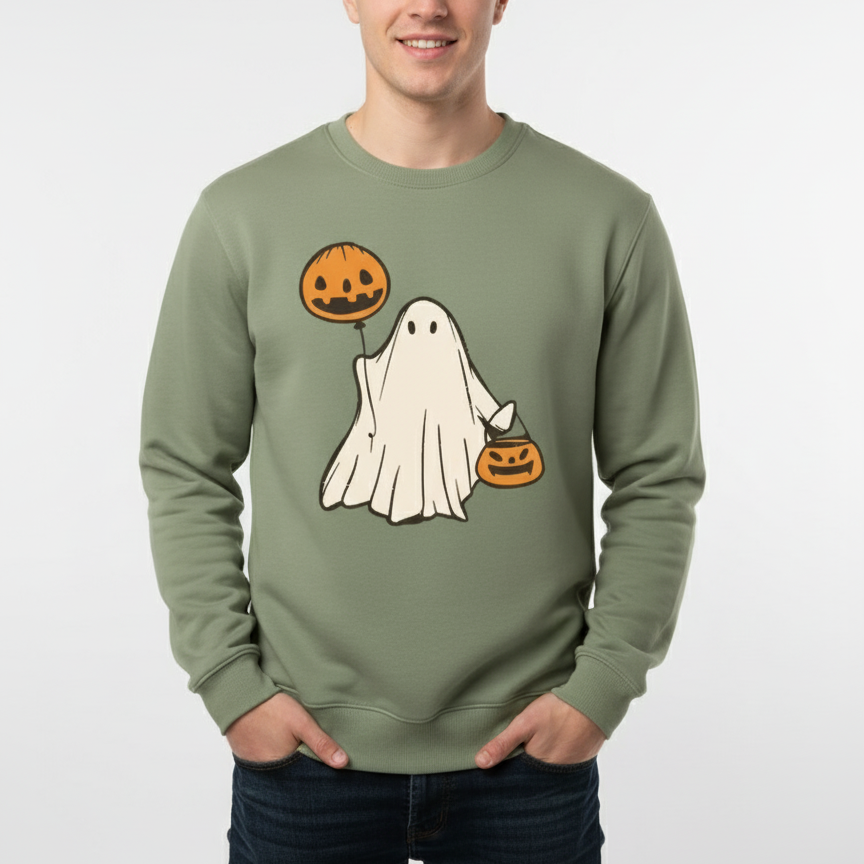 Spooky Halloween Graphic Pullover Hoodie