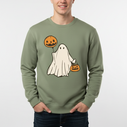 Spooky Halloween Graphic Pullover Hoodie