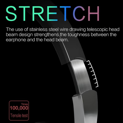 Compact Bluetooth 5.1 Wireless Stereo Headphones