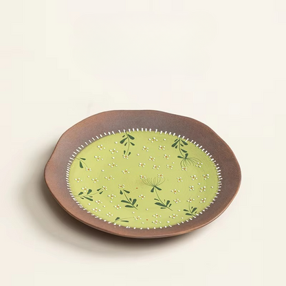 Colorful Floral Ceramic Gaiwan Tea Set
