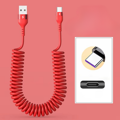 Dual Tip Fast Charging Cable USB-C & Lightning