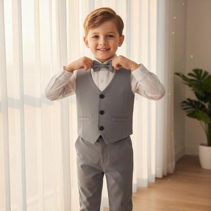Classic Boys Suit Set for Little Boys and Toddlers