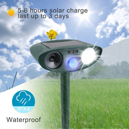 Effective Solar Deer Repellent - 4 Pack