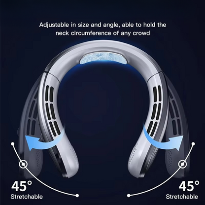 Compact Personal Neck Cooler Fan Rechargeable Wearable