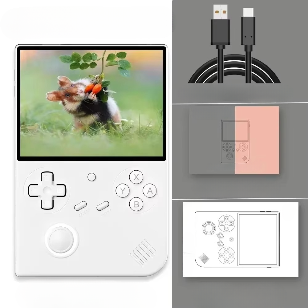 Portable Retro Gaming Console with 4-Inch Screen and WiFi