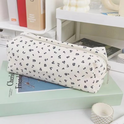 Stylish Floral Pencil Case with Large Storage