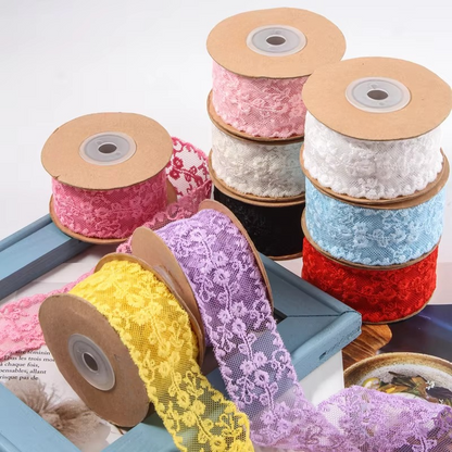Colorful 1.5 Inch Satin Ribbon for Hair Accessories