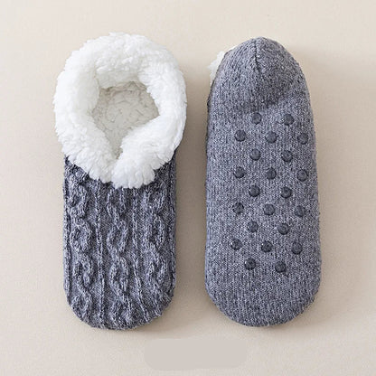 Warm Fuzzy Grip Socks for Cold Weather