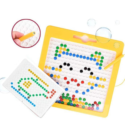 Fun Kids Magnetic Drawing Board with Dots