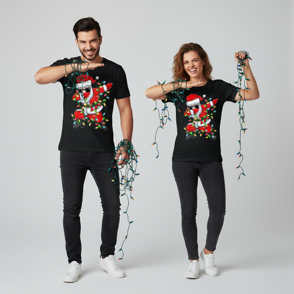 Humorous Christmas Funny Graphic Tee Shirt