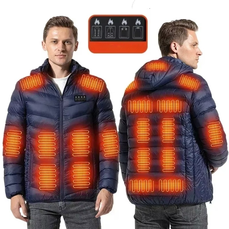 Warm Waterproof Men's Electric Heating Jacket - Hehif