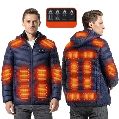 Warm Waterproof Men's Electric Heating Jacket - Hehif