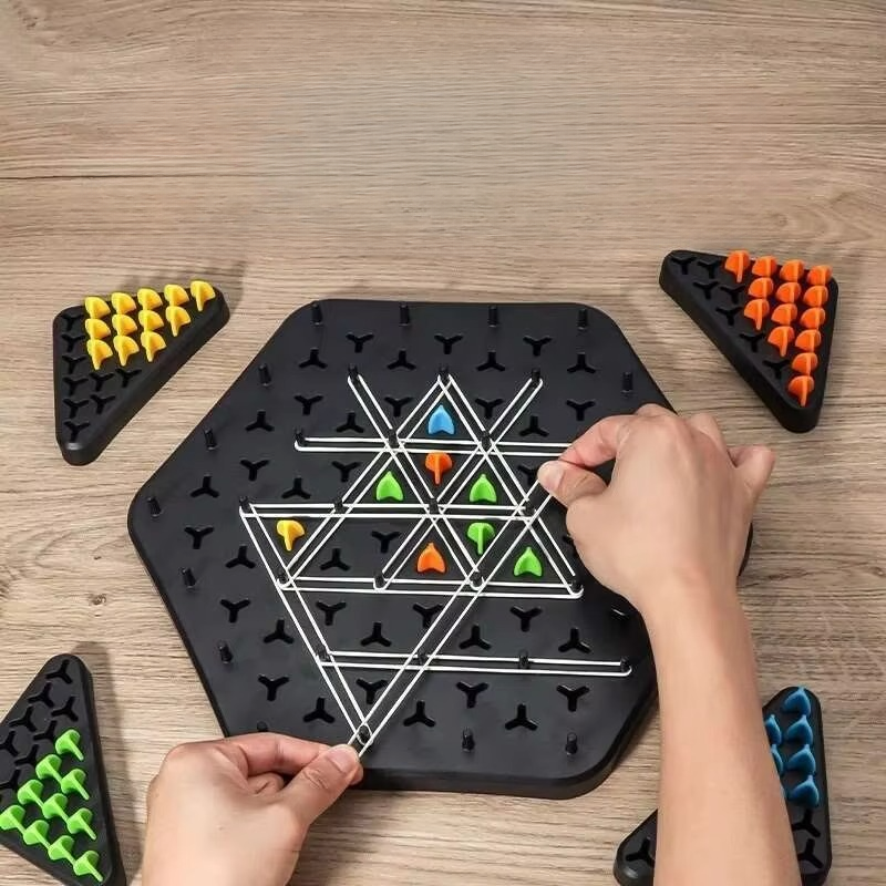 Fun Triangle Chess Battle Board Game for Family - Hehif