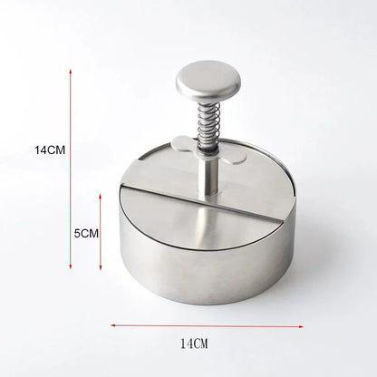 Premium Metal Hamburger Patty Maker Press