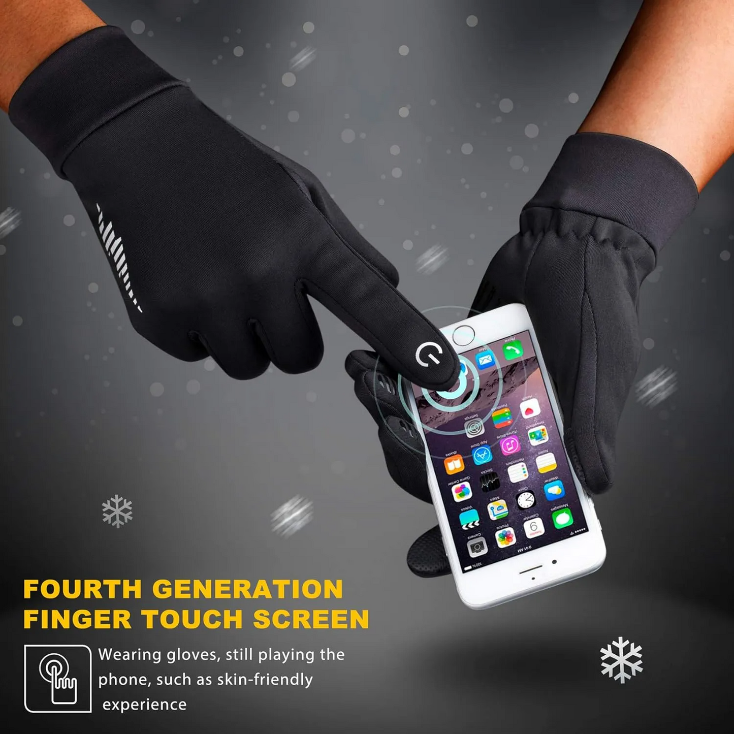 Warm Waterproof Phone Gloves