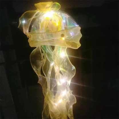 Colorful Sea Jellyfish Hanging Light Fixture