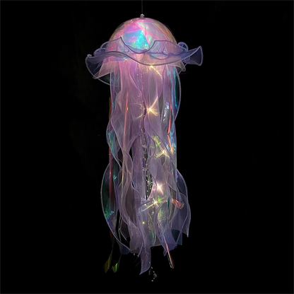 Colorful Sea Jellyfish Hanging Light Fixture - Hehif