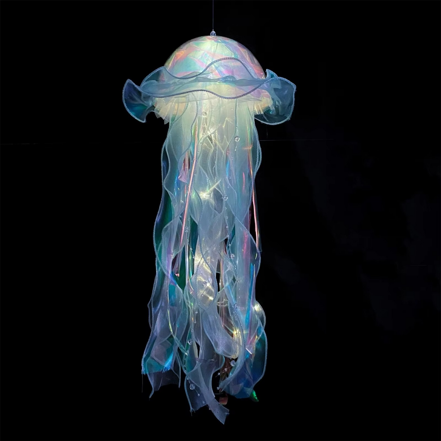 Colorful Sea Jellyfish Hanging Light Fixture