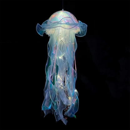 Colorful Sea Jellyfish Hanging Light Fixture