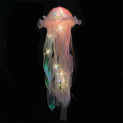 Colorful Sea Jellyfish Hanging Light Fixture