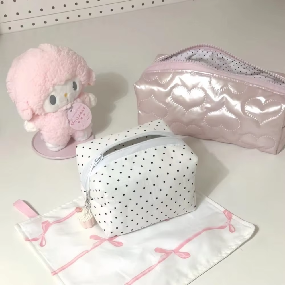 Big Floral Storage Pencil and Cosmetic Bag