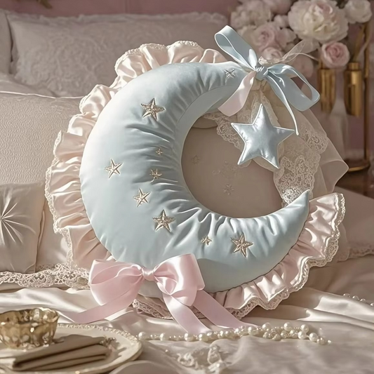 Soft Moon Design Throw Pillow for Home Decor - Hehif