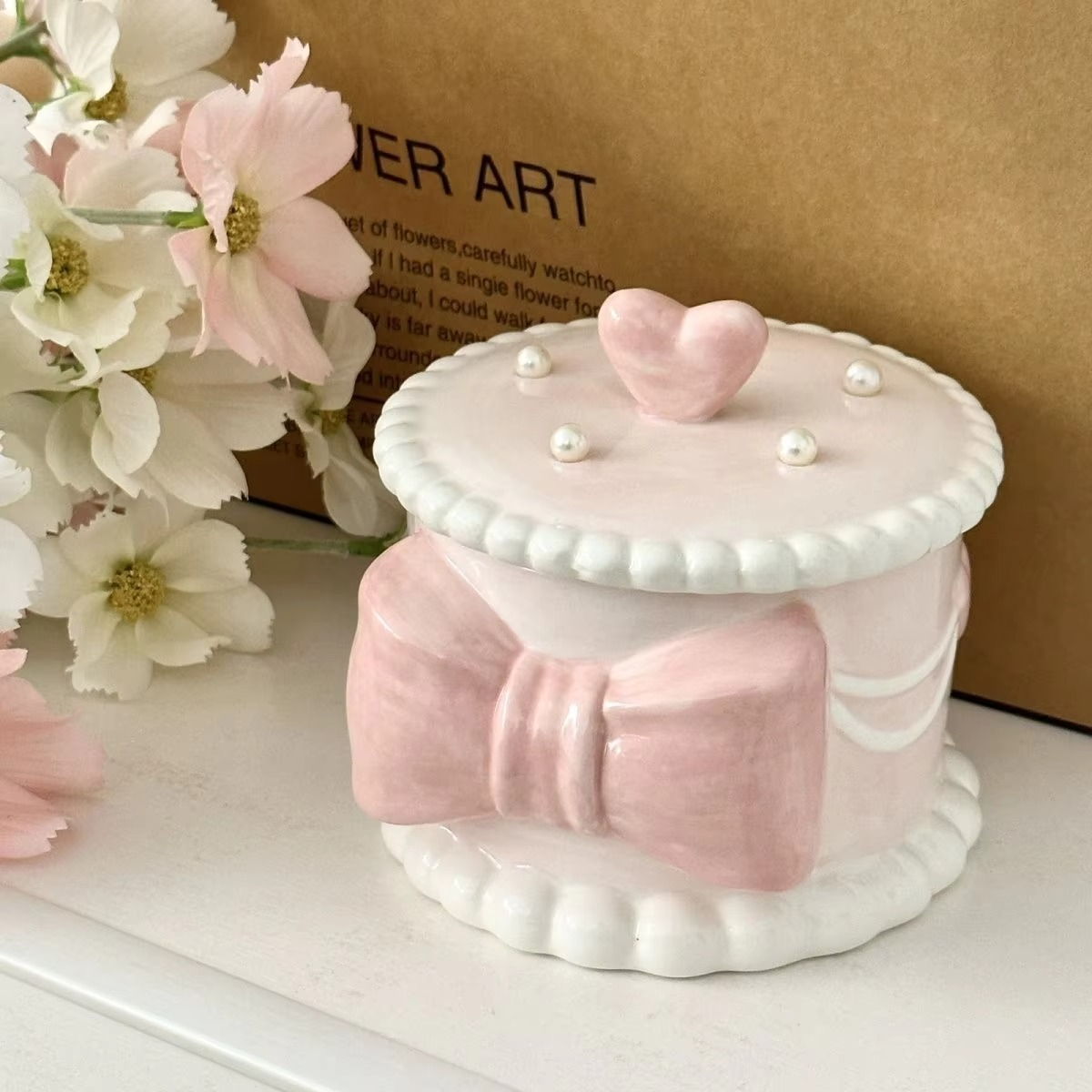 Beautiful Pearl Keepsake Jewelry Box