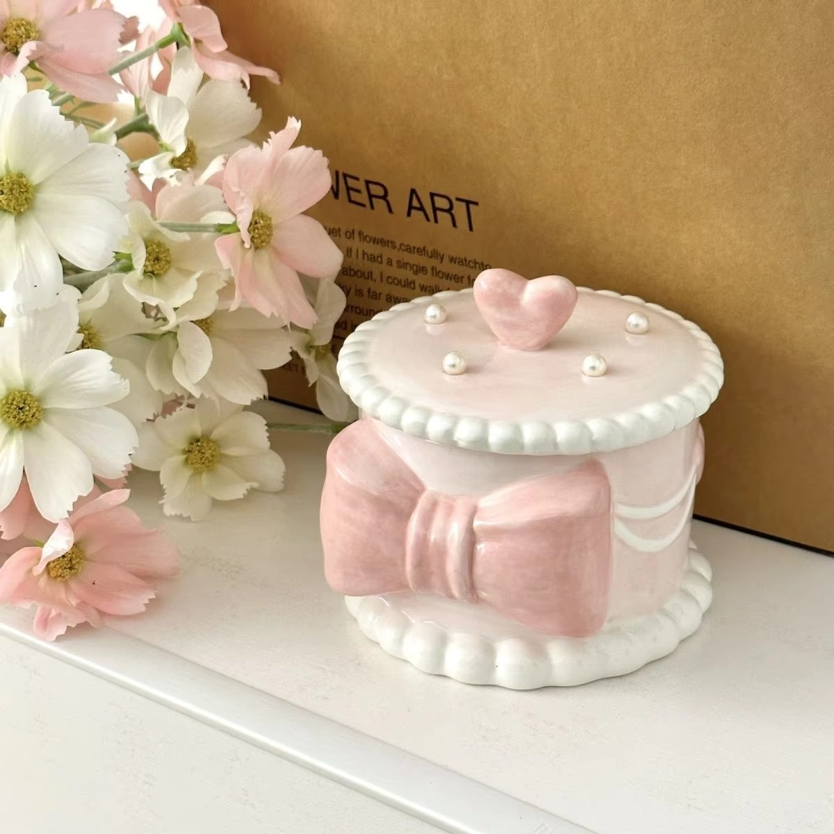 Beautiful Pearl Keepsake Jewelry Box