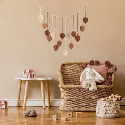 Unique Textile Wall Art, Handmade Boho Decor Hanging