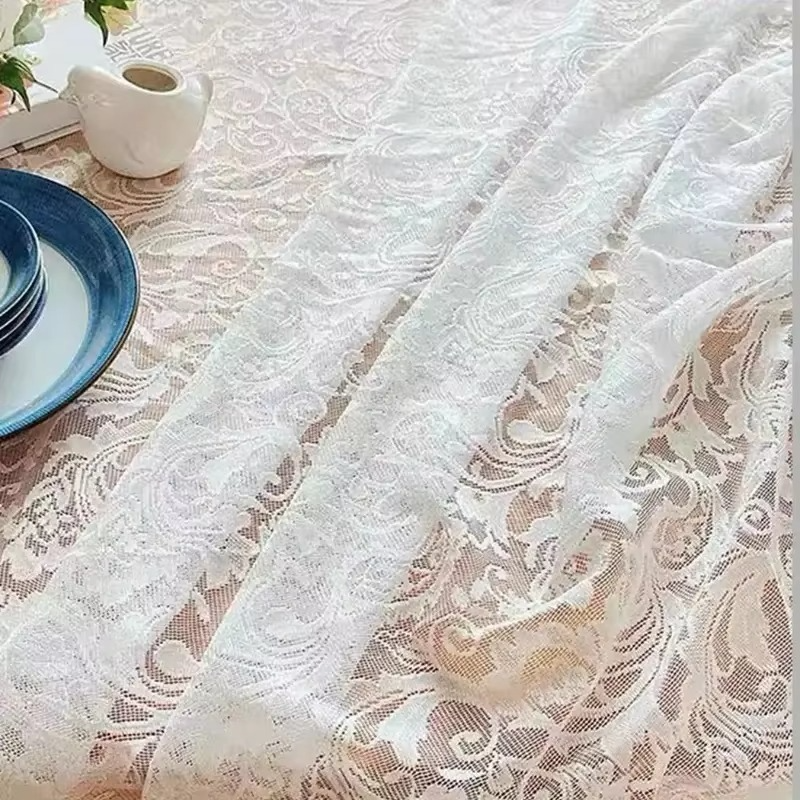 Classic Cream Dining Tablecloth