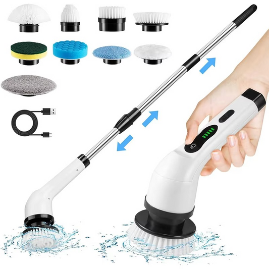 Powerful Rechargeable Cleaning Brush for Home and Floors - Hehif