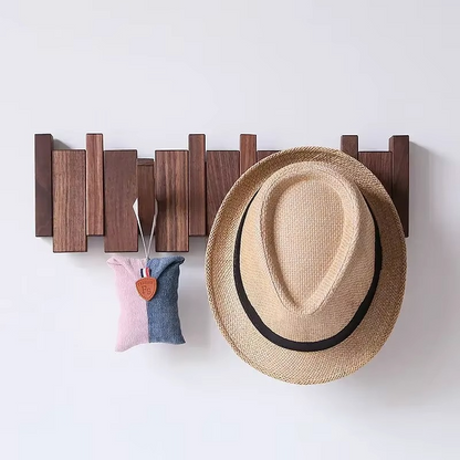 Sturdy Wooden Entryway Coat Hook Wall Mount