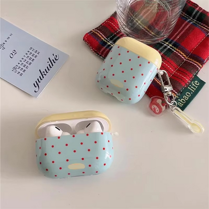 Fun Wave Design Silicone Protective Earbud Case