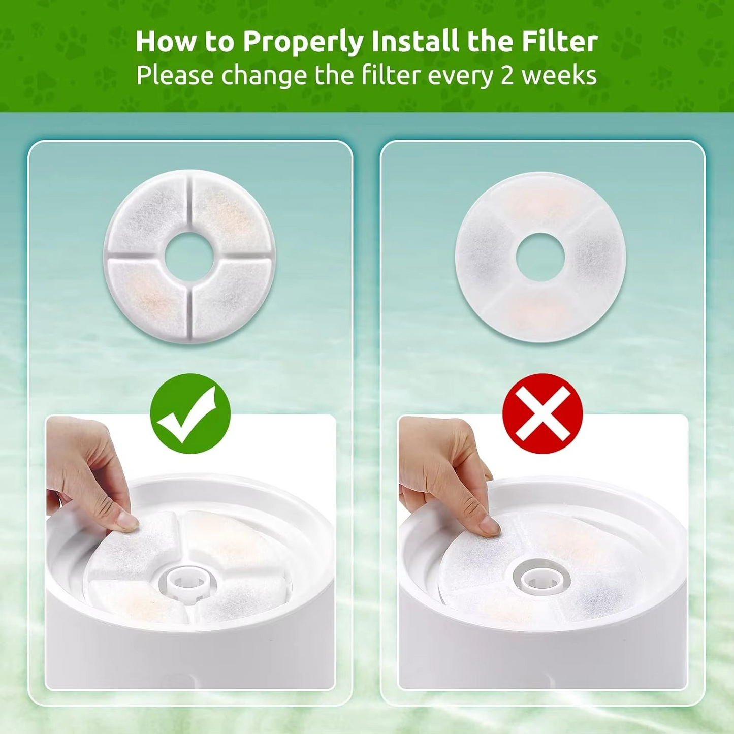 Premium Carbon Water Filters for Cat Fountains