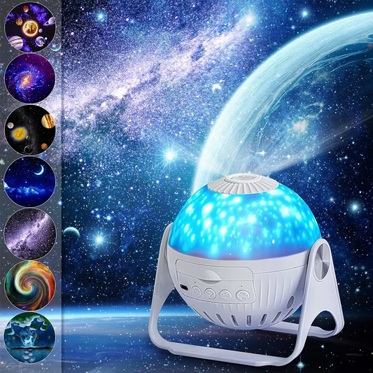 Colorful LED Night Light Projector for Kids Galaxy Lamp - Hehif