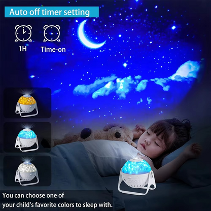 Colorful LED Night Light Projector for Kids Galaxy Lamp