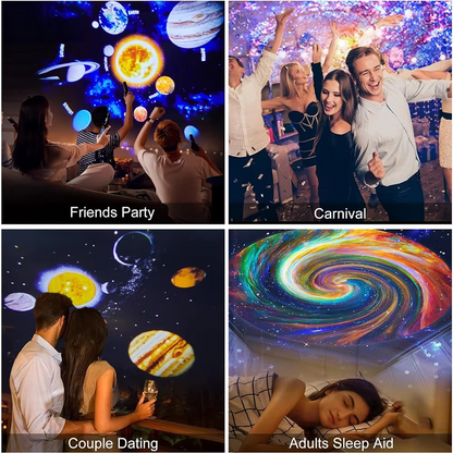 Colorful LED Night Light Projector for Kids Galaxy Lamp