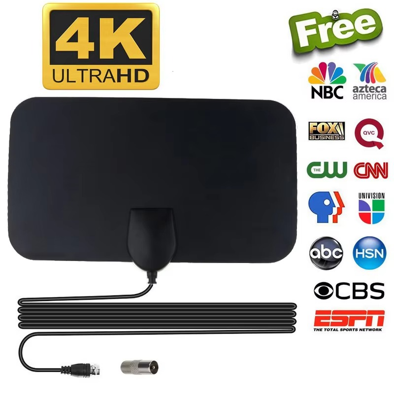 HD TV Antenna and Signal Booster for Indoor Outdoor Use