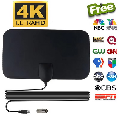 HD TV Antenna and Signal Booster for Indoor Outdoor Use