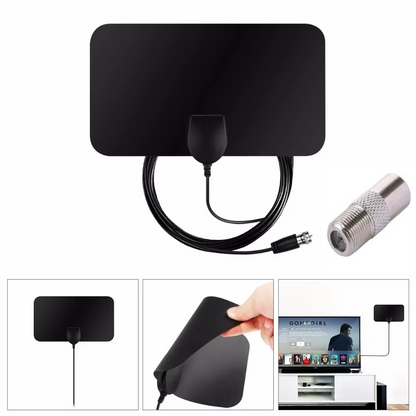 HD TV Antenna and Signal Booster for Indoor Outdoor Use