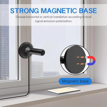 Compact HDTV Antenna with Strong Signal and Long Cable