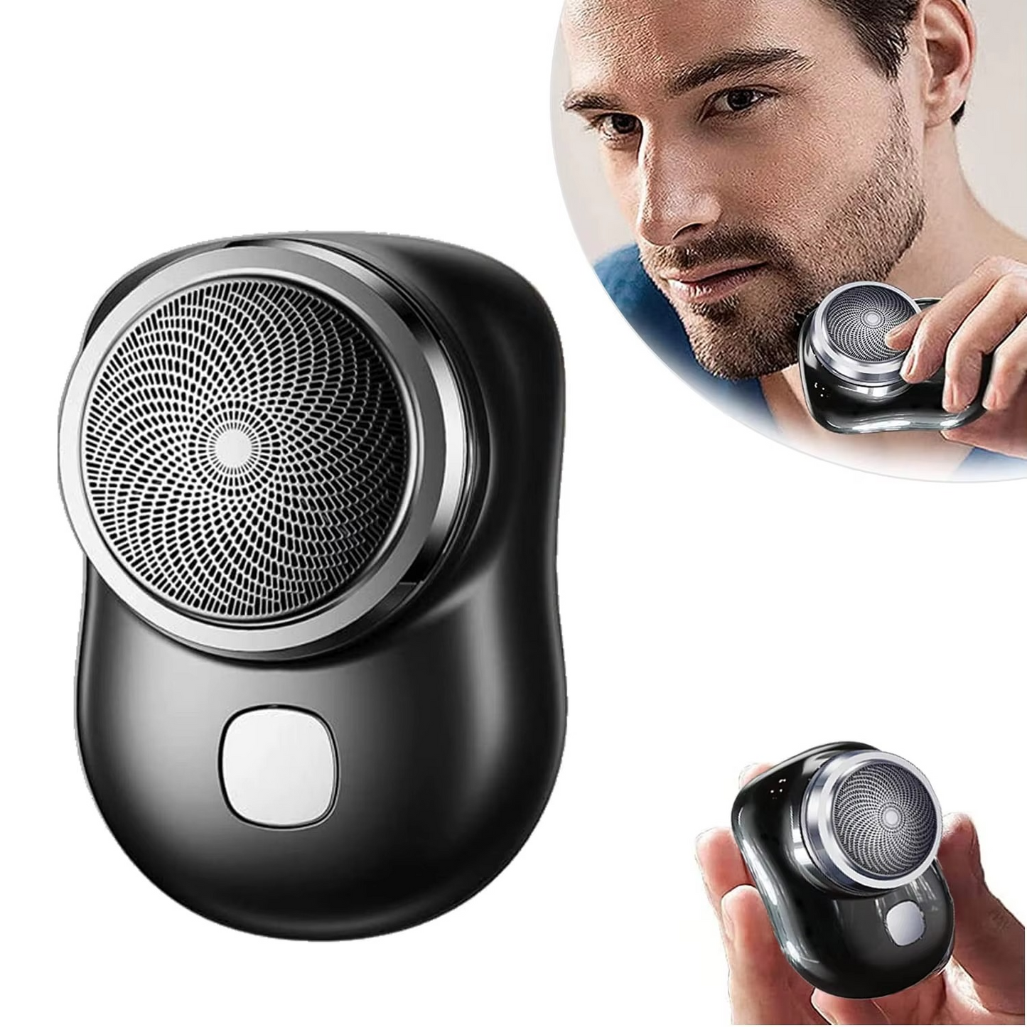 Compact Rechargeable Mens Travel Shaver