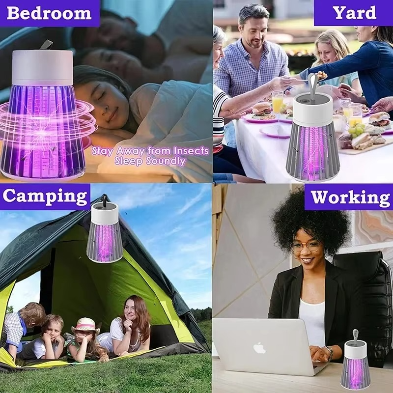 Compact USB Insect Killer Lamp for Home and Patio