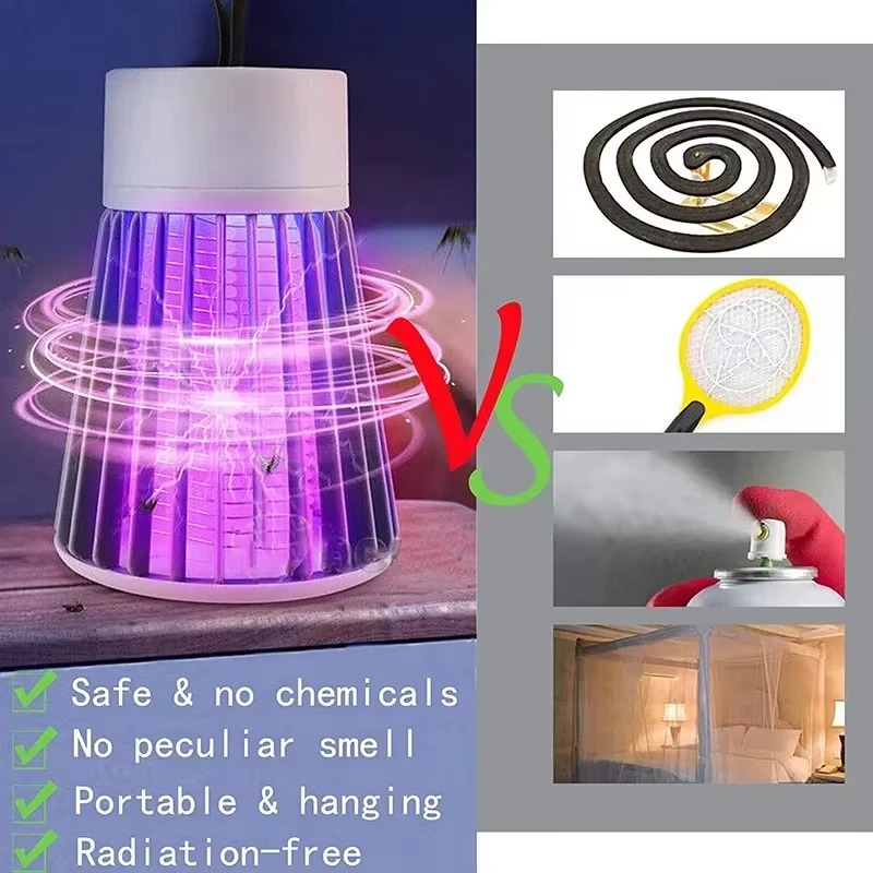 Compact USB Insect Killer Lamp for Home and Patio