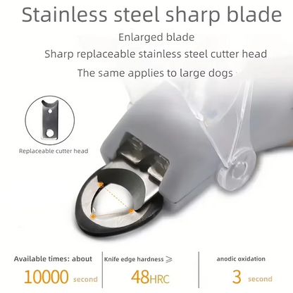 Easy Pet Nail Trimmer with LED Light and Magnifier