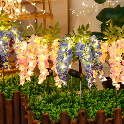 Outdoor Solar Flower Garden Light Lamp