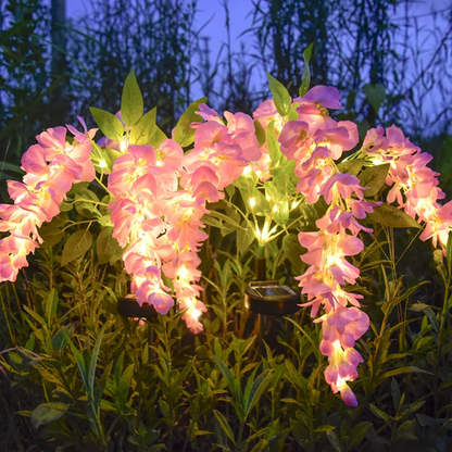 Outdoor Solar Flower Garden Light Lamp