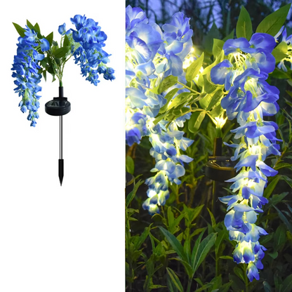Outdoor Solar Flower Garden Light Lamp