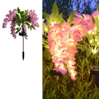 Outdoor Solar Flower Garden Light Lamp